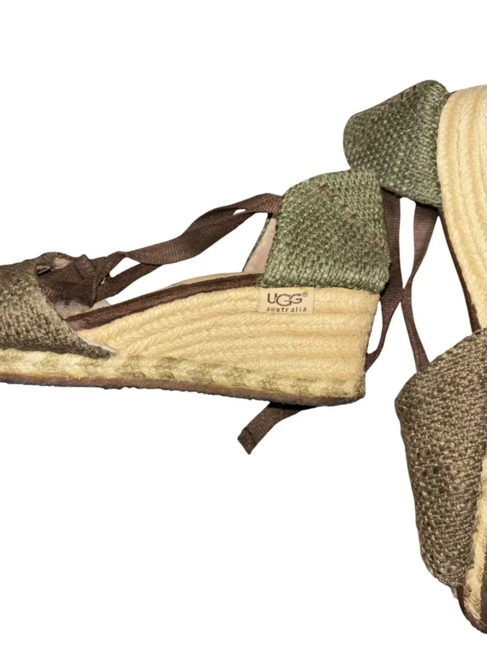 Ugg Australia Olive Espadrilles Size 8